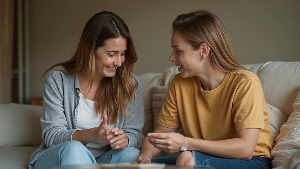 Föräldrar diskuterar vårdnadsarrangemang med fokus på samarbete